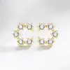 Brincos de Tarraxa Doze Constelações Europeus e Americanos Mais Vendidos para Mulheres Personalidade Fashion Hip Hop Ornamentos de Orelha Sagitário Vendas Diretas da Fábrica Dropshipping