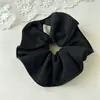 Goma para el pelo esponjosa de tela vintage estilo francés para niñas con temperamento literario y artístico, accesorio para el pelo simple y versátil