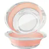 Lavabo Plegable para Uso Doméstico, Lavandería de Dormitorios Estudiantiles, Tina para Bebé, Tina Portátil Comprimible para Pies de Viaje