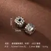 Plata 925 Chapada en Oro Patrón de Meteorito Amarillo Cuenta de la Fortuna Ovni Cuentas Sueltas para Hacer Joyería Accesorios DIY