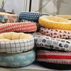Novo Ninho Redondo para Animais de Estimação Lã de Cordeiro Ninho para Cachorro Ninho para Gato Canil Espessado Ninho Redondo Quente Cama para Animais de Estimação