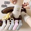 Calcetines Zhuji desechables de primavera y verano para hombre y mujer, deportivos de ocio blanco puro, calcetines modernos desodorantes que absorben el sudor, calcetines para hombre al por mayor