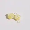 Dulce y Lindo Versátil Temperamento Goteo de Aceite Tridimensional Pastel Agujero Recto Resina Accesorios Aretes DIY Accesorios para el Cabello Colgante