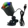 Luz de Ambiente para Coche USB, Luz de Colores Parpadeante Controlada por Sonido con Ventosa, Uso Multiescena para Habitación, Sala de Estar, Decoración de Dormitorio