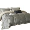 Otoño e Invierno Textura de Pequeña Fragancia Impresión Digital Super Suave Cálida Ropa de Cama Ropa de Cama Algodón Tencel Cepillado Juego de Cuatro Piezas Textil para el Hogar