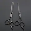 Tijeras de Peluquería para Uso en Casa, Tijeras Planas de Acero Inoxidable, Set de Tijeras Entresacadoras, Tijeras Profesionales para Cortar el Cabello, Fábrica Transfronteriza