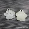 [Colgante Brillante de Huella de Perro Varios Tamaños] Colgante de Aleación con Gota de Aceite DIY Etiqueta para Mascota Pulsera Colgante de Joyería