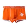 Ropa interior masculina, calzoncillos tipo bóxer de algodón transpirables, calzoncillos tipo bóxer con estampado sexy y moderno.