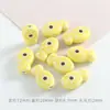 Contas Cerâmicas de Peixe com Bolinhas Coloridas Acessórios para Joias DIY Acessórios para Pulseiras Contas de Porcelana Contas Cerâmicas de Peixe Dupla Face no Atacado