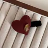 Horquilla Roja Dorada de Año Nuevo Exquisito Moño Pinza Pinza para Flequillo Pinza Rota Pinza de Pato Accesorios para el Cabello Horquilla Tocado