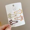 Pinzas para el pelo de estrella para niñas pequeñas, pinzas BB para flequillo lateral que no dañan el pelo, lindas pinzas para flequillo, accesorios para el pelo
