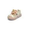 Sapatos Infantis Balabala, Sapatos Estáveis para Crianças, Tênis Respiráveis Antiderrapantes para Meninos Primavera e Outono, Sapatos Fofos de Urso Pão