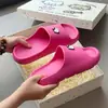 Zapatillas de Verano con Diseño Especial Creativo para Parejas, Ropa de Casa, Resistentes al Desgaste, Antideslizantes, Baño, Parejas, Interior, Flores para Zapatos DIY, Zapatillas de Dibujos Animados