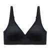 Sujetador de soporte suave hueco, escote en V profundo, push-up, sin varillas, delgado, espalda hermosa, sujetador de copa completa ajustable, estilo sexy