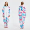 Desenho animado Animal Pijama Siamês Adulto Outono e Inverno Flanela Panda Dinossauro Masculino e Feminino Triceratops Leão Estrela Pégaso