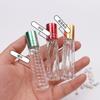 Muestras de botellas de vidrio FZ77 y FZ78 y FZ79 de 3.5 ml con rosca/tejido/grano vertical se embotellan para maquillaje