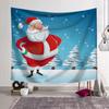 Tapiz Fiesta Tela Decorativa Amazon Hogar Pintura Colgante Celebración Festiva Toalla de Sofá Fondo Pintura Decorativa Navideña
