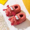 Sapatos de Algodão Infantis Inverno Meninas Casa Interno Fofo Meninos Pelúcia Quente Salto Fechado
