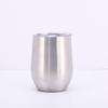Comércio exterior transfronteiriço para Copo de Casca de Ovo 12oz Aço Inoxidável 304 Copo de Água Isolamento a Vácuo Duplo Copo de Ovo para Vinho Tinto em Forma de U