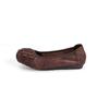 Zapatos Hechos a Mano de Piel de Vaca de Primera Capa, Zapatos Planos Retro de Cuero Genuino, Suelas Suaves, Superficies Suaves, Cómodos Zapatos Casuales de Punta Cuadrada para Mujer