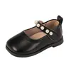 Nuevos Zapatos de Cuero para Niñas Primavera y Otoño 2026, Nuevo Estilo Primavera y Otoño para Niñas Pequeñas, Zapatos de Caminar de Moda Tipo Princesa con Suela Suave