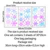 JDX8015-NH nuevos y coloridos copos de nieve navideños luminosos pegatinas para ventana pegatinas luminosas decoración del hogar pegatinas de pared autoadhesivas