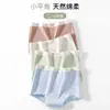 Ropa interior de algodón puro para mujer, alta elasticidad, sin pellizcos, de cintura media, verano, calzoncillos tipo bóxer pequeños, anti-exposición, con revestimiento antideslizante, panties de triángulo para mujer