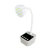 Nueva Lámpara de Flor de Loto para Arte de Uñas de Escritorio, Lámpara Plegable de Fototerapia Led Recargable Inalámbrica, Lámpara de Punta de Uña de Secado Rápido, Lámpara de Curado
