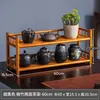 Estante de Almacenamiento para Juego de Té de 5 Piezas, Estante de Exhibición de Escritorio, Mesa de Té Pequeña, Gabinete de Té, Mesa de Té, Estante de Té, Portahojas de Té y Tazas de Té
