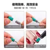Anillos de Lijado para Pulir Uñas, Rollos de Papel de Lija para Pulir, Anillos de Lijado de Alta Calidad para Brocas de Uñas, Coloridos, 100 Piezas/Paquete