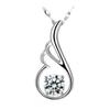 Collar de Plata de Ley 925 Genuina Chiba para Mujer Estilo Coreano Kaiyun Primera Joyería Cadena Clavícula Colgante Ala Ángel Guardián Regalo