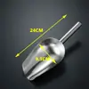 Pala de hielo de acero inoxidable pala para harina pala para arroz excavador de harina cucharón de harina pala para granos cereales para el hogar té