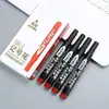 Caneta marcadora à base de óleo para marcação logística de courier, secagem rápida, à prova d'água, colorida, recarregável, caneta preta grossa, atacado