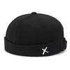 Gorro de piel de melón de estilo nuevo de primavera, gorro de calle de estilo coreano, gorro redondo personalizado para marineros y amos de la tierra, gorro para hombres y mujeres en Niche