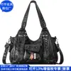 Bolso de Motocicleta de Cuero RPET Transfronterizo, Bolso de Hombro de PU Reciclado Tendencia Nacional, Bolso Cruzado de Cuero RPET, Fábrica Personalizada