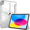 Adequado para iPadair6 capa protetora de acrílico de 10ª geração capa plana de 13 polegadas capa de couro pro11 de 10,2 polegadas com slot para caneta