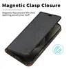 Estojo de Couro para Celular Samsung S25Ultra Aplicável em Fronteiras Estojo para Celular S25 Edge Estojo Protetor Tipo Flip Magnético com Cobertura Total