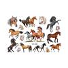 Caballo Lindo Pony Pegatinas de Tatuaje Desechables Pegatinas de Tatuaje para Niños Pegatinas de Tatuaje para Fiesta de Cumpleaños Pegatinas de Transferencia