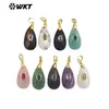 Wt-P2044 Nuevo Colgante Exquisito en Forma de Gota Joyería de Piedras Preciosas Multicolor Opcional Pendientes Collar Accesorios DIY