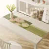 Mantel de cuero impermeable y resistente al aceite, tapete para mesa de comedor, tapete de mesa con patrón floral estilo ins para uso doméstico, protector de mantel de cuero suave
