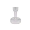 Suporte de Velas de Vidro de Cristal Retrô Europeu Jantar Romântico à Luz de Velas Casamento Decoração de Casa Suporte de Velas Alto