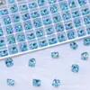 Jia Xiaoya K9 Llamativo 8 mm Corte Flor de Hielo Cuadrado Princesa Base Puntiaguda Translúcido Blanqueamiento Lujo Ligero Decoración de Uñas Portátil