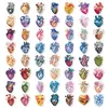 106 adesivos de coração anatômico com tema médico, adesivos florais artísticos criativos para agendas, computadores e garrafas de água, adesivos à prova d'água atacado