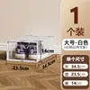 Caja de Zapatos de Apertura Lateral con Agujero Redondo de Doble Extremo, Hecha a Medida, Fuerte Capacidad de Carga, Aspecto de Alta Calidad, Visible, Plegable y Engrosada, Artefacto de Almacenamiento de Zapatos