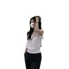 Top de tricô liso sem mangas estilo coreano com design exclusivo