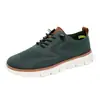 Zapatos casuales de tejido volador de venta caliente Temu, zapatos ligeros y transpirables para hombre, zapatos para caminar de verano de gran tamaño transfronterizos.