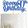 Tarjeta de feliz cumpleaños transfronteriza digital inglesa para pastel, fiesta, postre, mesa, decoración de pastel