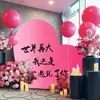 Cenário de Pedido de Casamento de Confissão Dia dos Namorados Atmosfera Banquete de Casamento Aniversário Coração Grande Personalizado Placa de KT Decoração de Fundo de Noivado