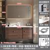 Fábrica directa de gabinetes de baño Yida Zhejiang color nogal oscuro gabinete para lavabo de baño al por mayor