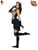 Halloween Disfraz de Esqueleto Fantasma No Muerto para Mujer Adulta Disfraz de Escena Cosplay para Fiesta de Mascarada de Calavera Femenina